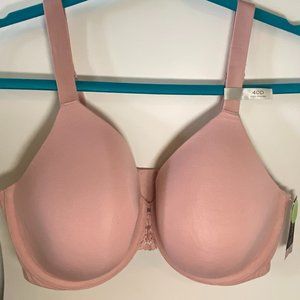Ambrielle Blush Pink Natural Comfort Full Coverage with Lace Bra